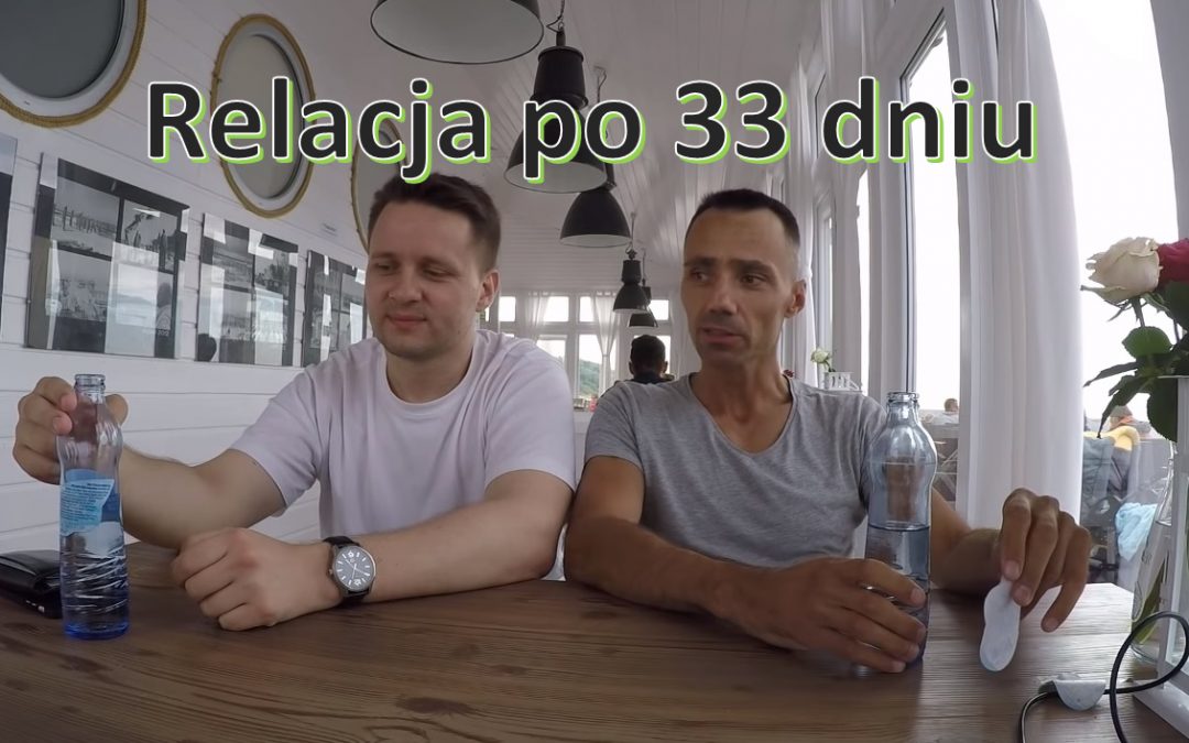 Po 33 dniu „głodówki”- poziom ketozy, wykres wagi, MORZE TRIP !!!!